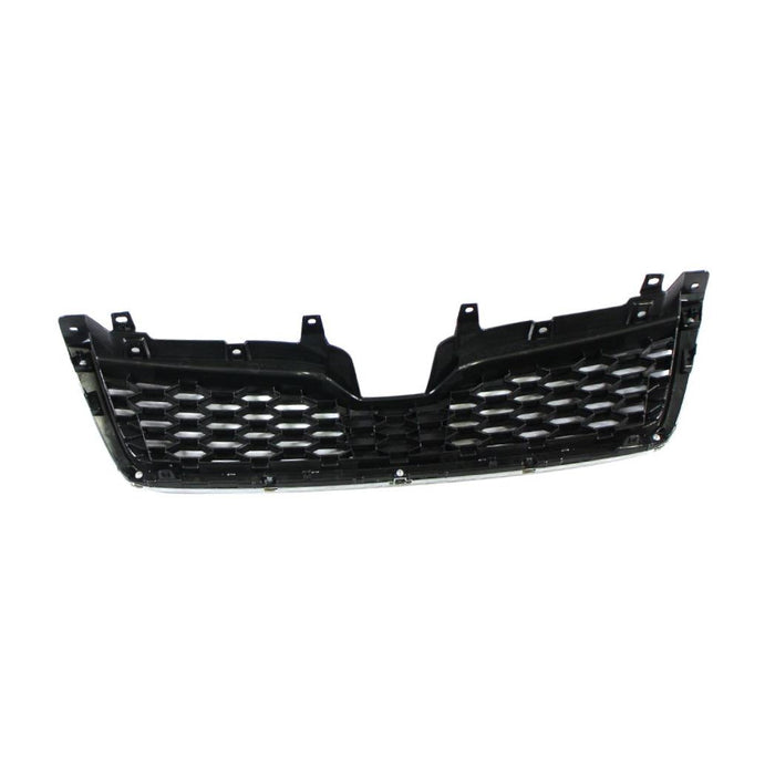 Grille For 2014-2016 Subaru Forester 2.0L w/Chrome Molding Lower Gray Plastic