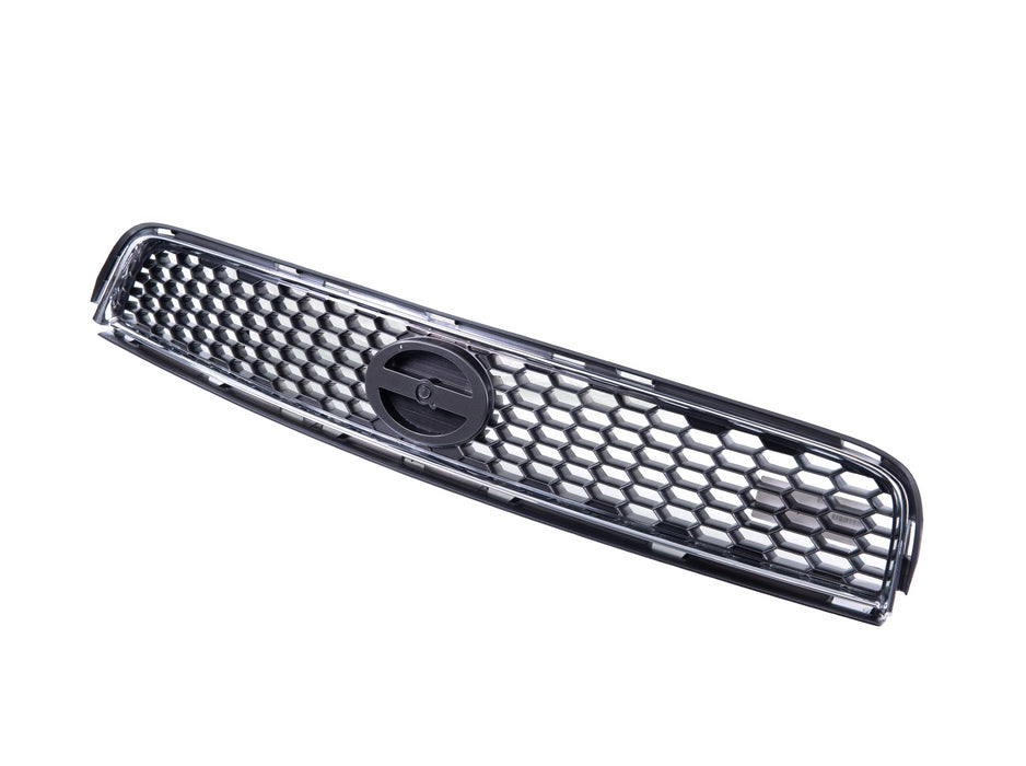 JustDrivably Replacement Parts Front Grille Grill Assembly With Chrome Shell With Black Insert Compatible With Scion tC Base 05-07 Compatible With Scion tC Spec 07 Compatible With Scion tC 08-10