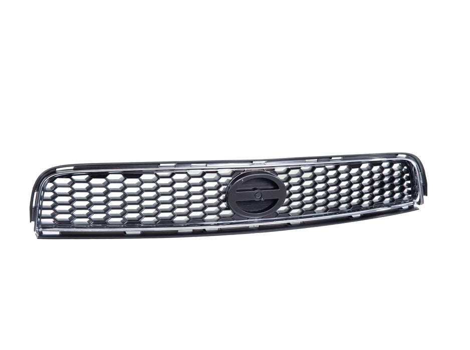 JustDrivably Replacement Parts Front Grille Grill Assembly With Chrome Shell With Black Insert Compatible With Scion tC Base 05-07 Compatible With Scion tC Spec 07 Compatible With Scion tC 08-10