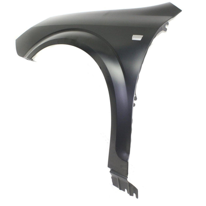 CarPartsDepot 371-401021-01 Driver Side Fender Primed Black Steel LAMP Hole Left