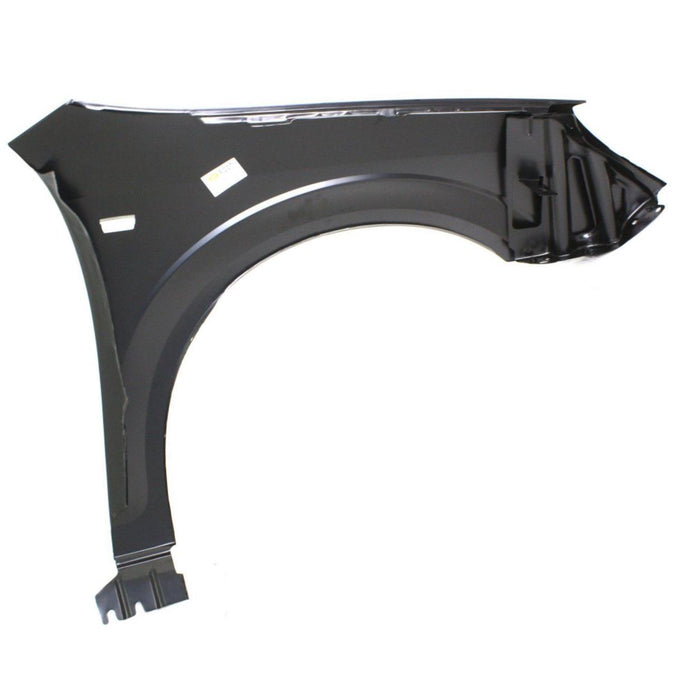 CarPartsDepot 371-401021-01 Driver Side Fender Primed Black Steel LAMP Hole Left