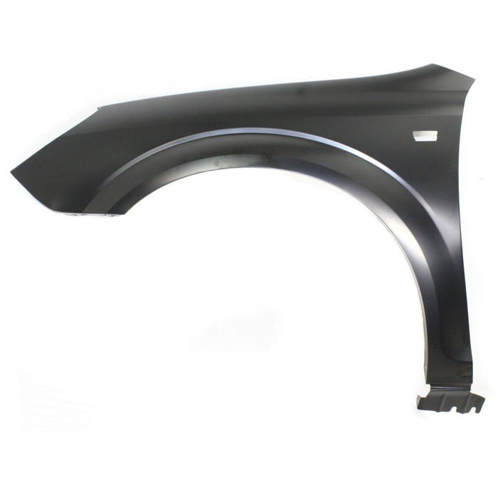 CarPartsDepot 371-401021-01 Driver Side Fender Primed Black Steel LAMP Hole Left