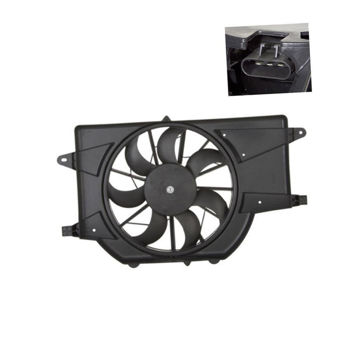 New Replacement Parts Front Radiator Cooling Fan Compatible With SATURN Vue Fits GM3115176 22674667