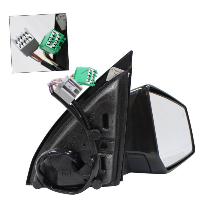 Front Right Passenger Side Power Heated Power Folding With Signal Lamp With Memory Side View Door Mirror Compatible With GMC Acadia Compatible With SATURN Outlook Fits GM1321402 25883678