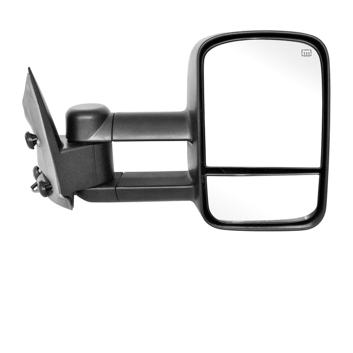 Perfit Zone Towing Mirrors Replacement Fit for 1999-2002 SILVERADO SIERRA,POWER HEATED,W/O SIGNAL,BLACK (PAIR SET)