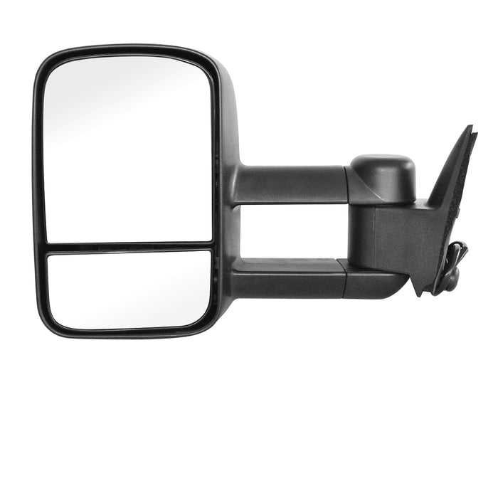 Perfit Zone Towing Mirrors Replacement Fit for SILVERADO SIERRA, POWER,W/O SIGNAL,BLACK (PAIR SET)