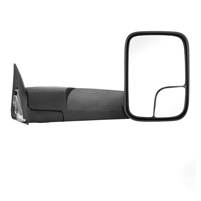 Perfit Zone TOWING MIRROR Replacement Fit For 1994-2002 RAM PAIR MANUAL, Without HEATED Without SIGNAL Manual Black