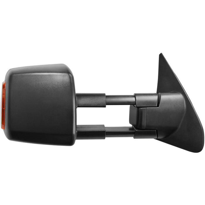 Perfit Zone Towing Mirrors Replacement Fit for 2007-2017 TUNDRA, SEQUOIA, POWER HEATED,W/AMBER SIGNAL,BLACK (PAIR SET)