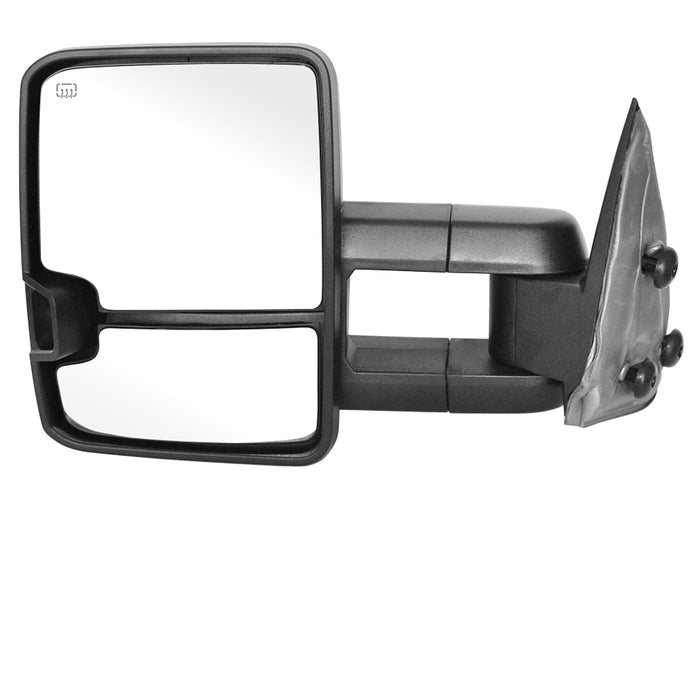 Perfit Zone Towing Mirrors Replacement Fit for 1999-2002 SILVEADO SIERRA Series, W/HEATED,W/AMBER SIGNAL,BLACK (PAIR SET)