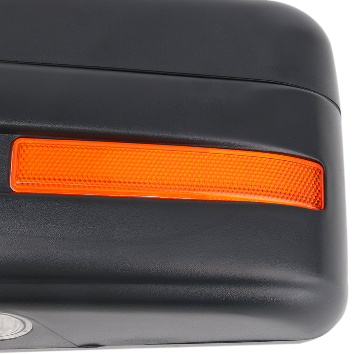 Perfit Zone Towing Mirrors Replacement Fit for 2007-2014 F150, POWER HEATED, W/AMBER SIGNAL,BLACK,LEFT