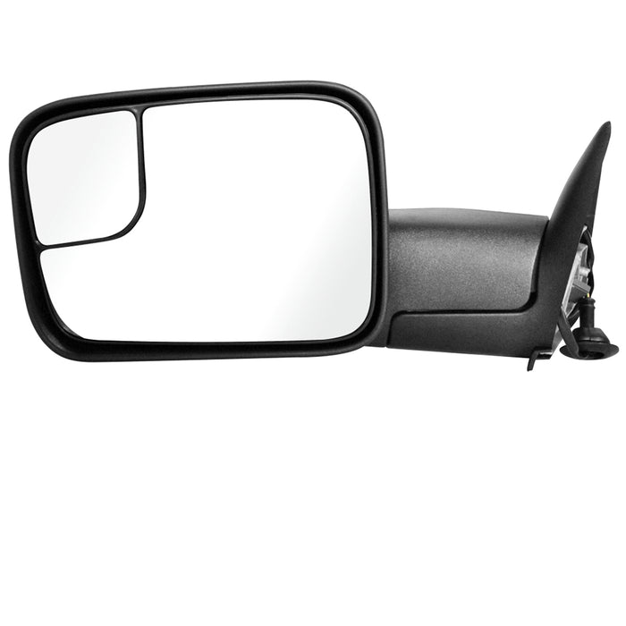 Perfit Zone TOWING MIRROR PAIR SET Replacement for 98-02 RAM 1500 2500 3500 Powered Heated Black