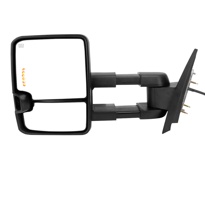 Perfit Zone TOWING MIRROR Replacement Pair Fit For SILVERADO SIERRA 2014, 2015,2016, 2017, 2018