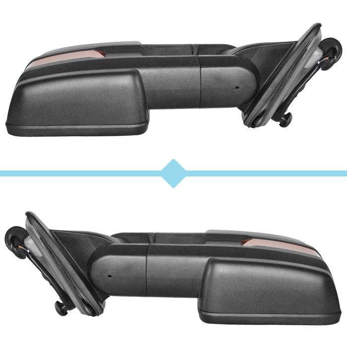 Perfit Zone TOWING MIRROR Replacement Pair Fit For SILVERADO SIERRA 2014, 2015,2016, 2017, 2018