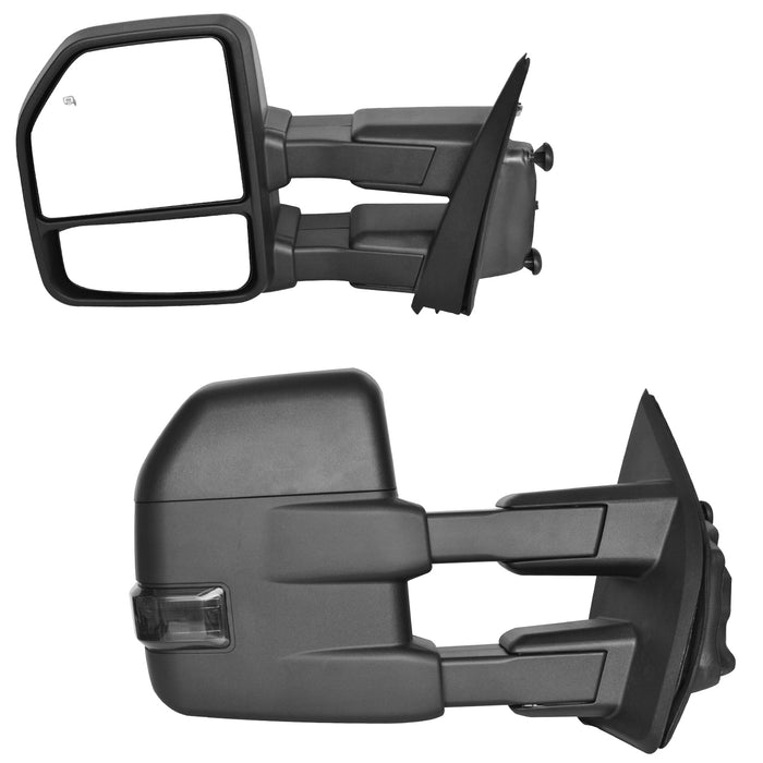 Perfit Zone Towing Mirrors Replacement Pair Set Fit For F-150 Pickup Truck 2015-2017