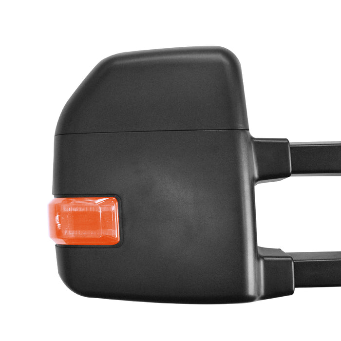 Perfit Zone Towing Mirrors Power Heated with Smoke Signal for F250 99-06