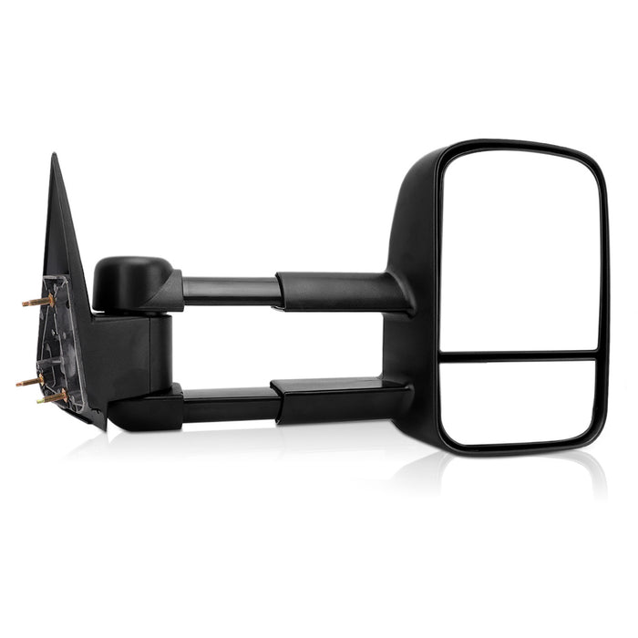 Towing Mirrors Replacement Compatible with CV 1999-2006 Silverado Sierra Manual Black(Pair Set)