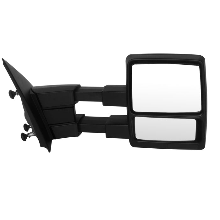 Perfit Zone Towing Mirrors Replacement Compatible with Ford F150 2004-2014 Manual Black Pair Set