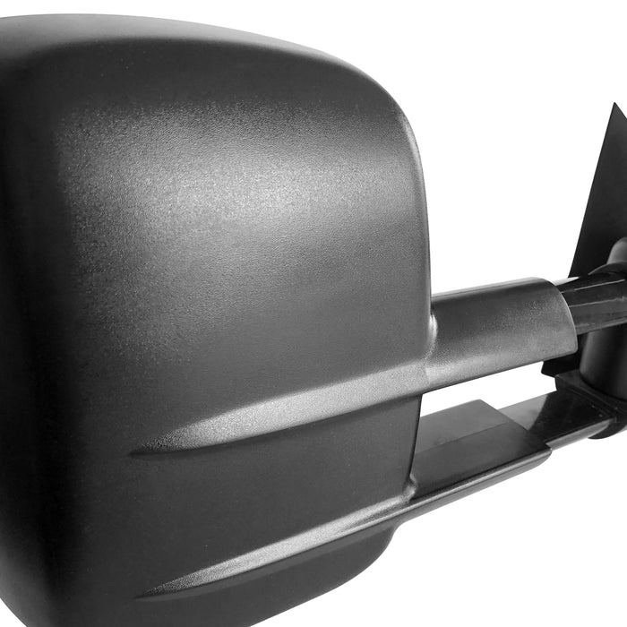 Perfit Zone Towing Mirrors Replacement Compatible with Ford F150 1997-2004 Manual Black Pair Set