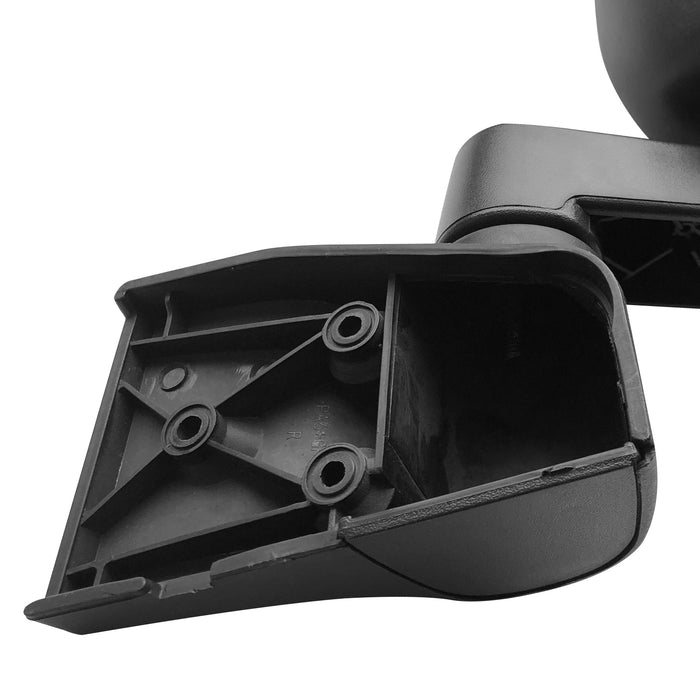 Perfit Zone Towing Mirrors Replacement Compatible with Jeep Wrangler 2003-2006 Manual Black Right Passenger Side