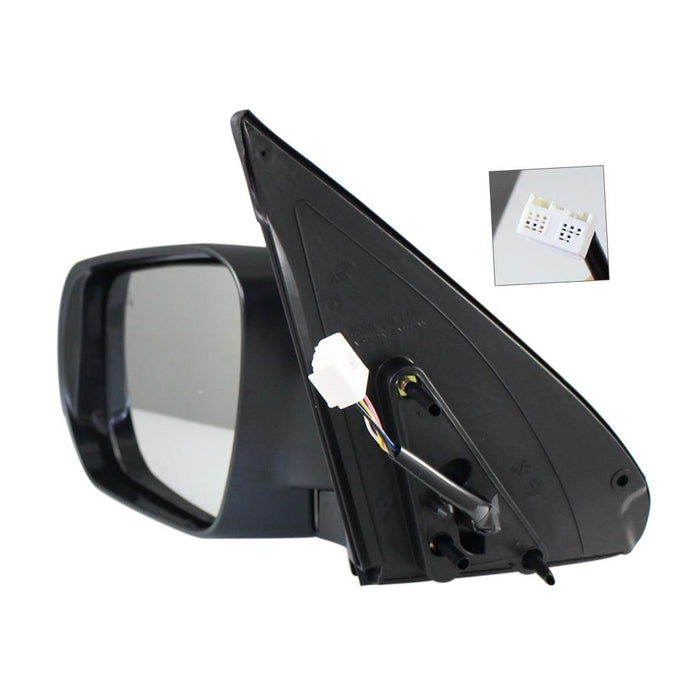 New Replacement Parts Front Left Driver Side Power Heated Manual Folding With Signal Lamp Smooth Side View Door Mirror Compatible With SUZUKI Grand Vitara 4WD Fits SZ1320119 8470278K40ZJ3