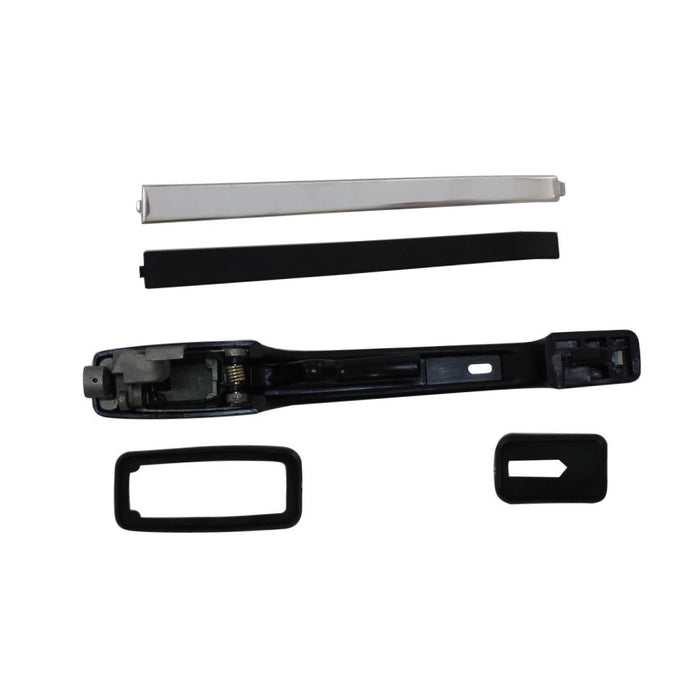 New Replacement Parts Rear Right Passenger Side Black Textured Exterior Outer Door Handle Compatible With VOLKSWAGEN Golf Quantum Jetta Rabbit Fits VW1521101 193839206
