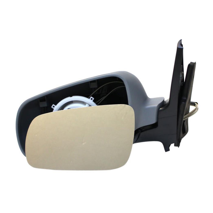 Drivers Manual Remote Side View Euro Type Mirror with Clear Split Glass Replacement for Jetta Golf 1J185750701C