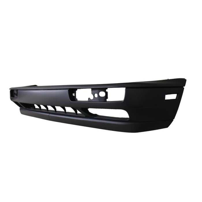 CarPartsDepot New Replacement Parts Front Black Primed Bumper Cover Compatible With VOLKSWAGEN Cabrio Jetta