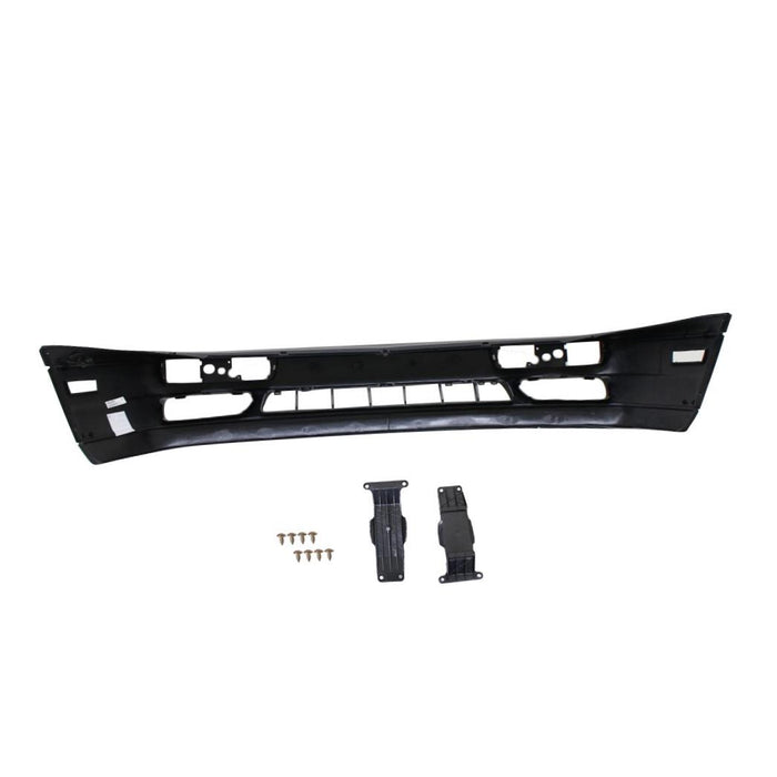CarPartsDepot New Replacement Parts Front Black Primed Bumper Cover Compatible With VOLKSWAGEN Cabrio Jetta