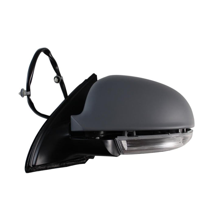 Front Left Driver Side Power Heated Power Folding With Signal Lamp W/O Puddle Lamp Side View Door Mirror Compatible With VOLKSWAGEN Jetta Fits VW1320122 1K1857507DB9B9