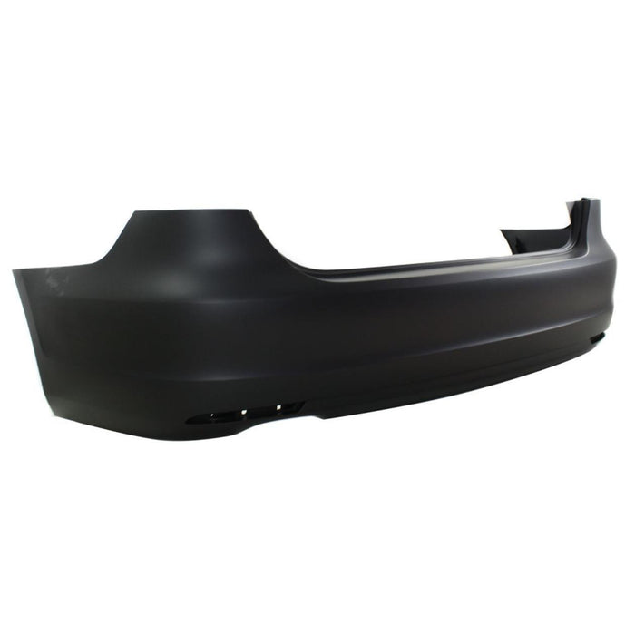 Perfect Fit Group REPJ760117P - Jetta Rear Bumper Cover, Primed, W/ Parking Assist, Sedan