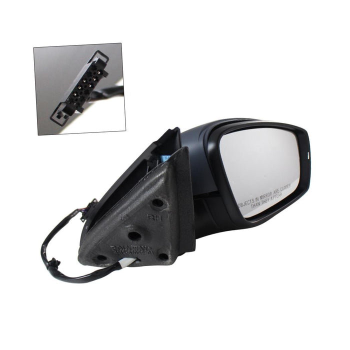 Perfect Fit Group VW47ER-S - Jetta Mirror RH, Power, Heated, Manual Folding, Paint To Match, W/ Signal Lamp, Sedan/ Hybrid