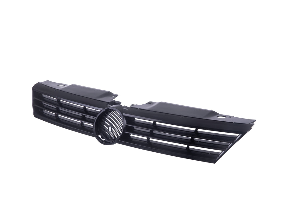 JustDrivably Replacement Parts Front Grille Grill Assembly With Black Shell Molding With Dark Gray Insert Compatible With Volkswagen Jetta 2011 2012 2013 2014