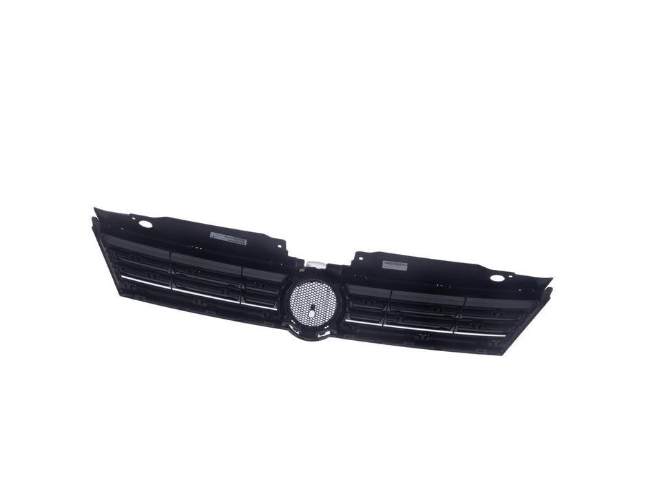 JustDrivably Replacement Parts Front Grille Grill Assembly With Black Shell Molding With Dark Gray Insert Compatible With Volkswagen Jetta 2011 2012 2013 2014