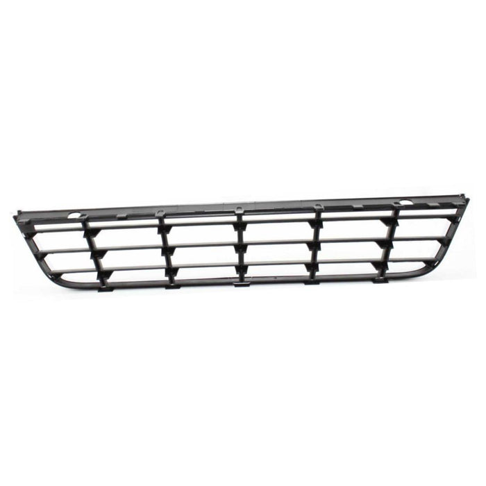 CPP Center Chrome Shell w/ Black Insert Bumper Grille for 06-09 Volkswagen Passat