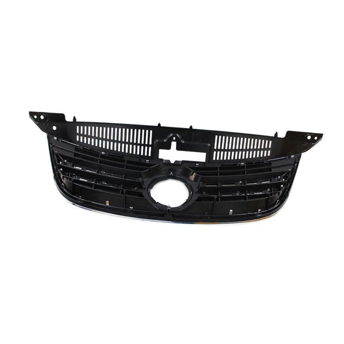 Grille For 2009-2011 Volkswagen Tiguan Chrome Shell w/Black Insert Plastic
