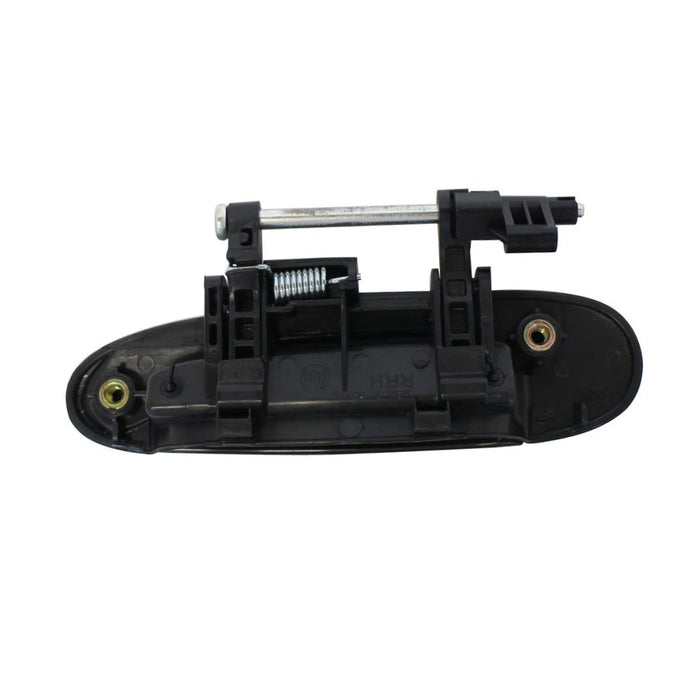 New Replacement Parts Rear Right Passenger Side Black Smooth Exterior Outer Door Handle Compatible With TOYOTA Echo Fits TO1521109 6923052020C0