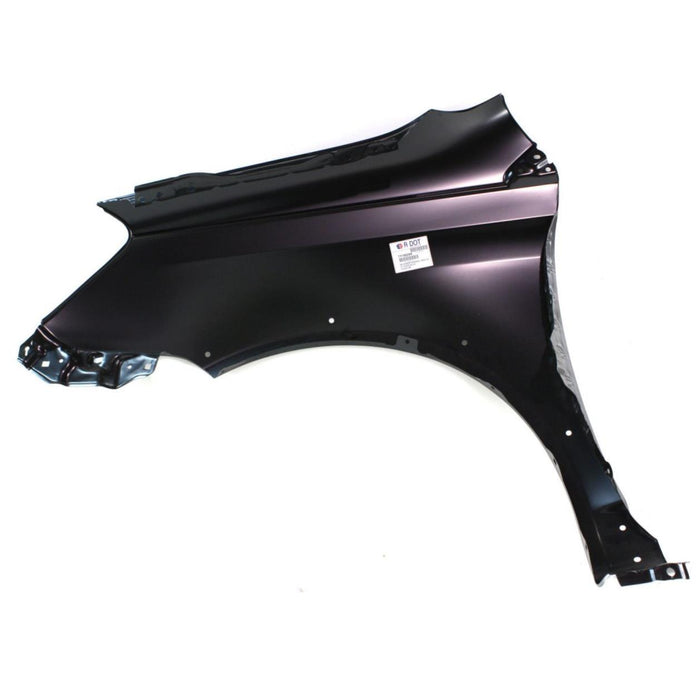CarPartsDepot Black Steel Front Fender Assembly Right Passenger Side Replacement RH Primered 371-44614-02 TO1241198 5380152040