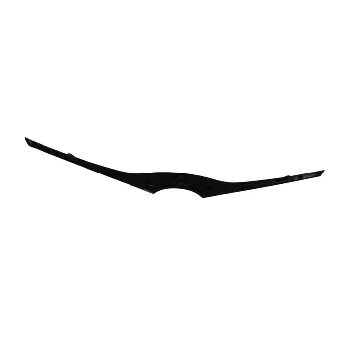 Front Upper Grille Grill Molding Trim Black Compatible With Toyota Yaris Hatchback Sedan 2015-2017