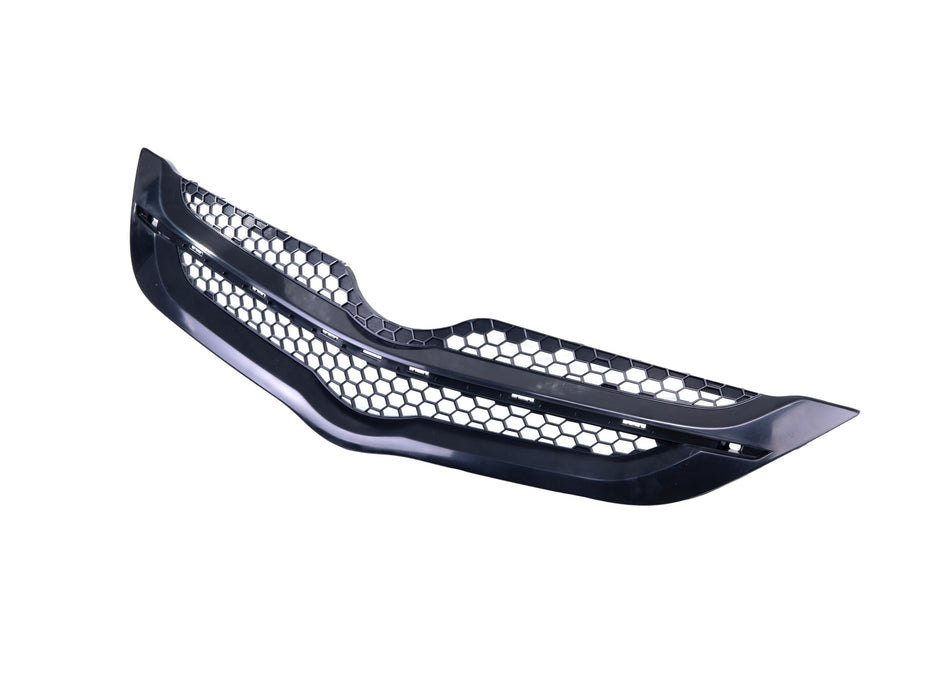 JustDrivably Replacement Parts Front Grille Grill Assembly Black With Honeycomb Insert Compatible With Toyota Yaris 2007 2008 Sedan