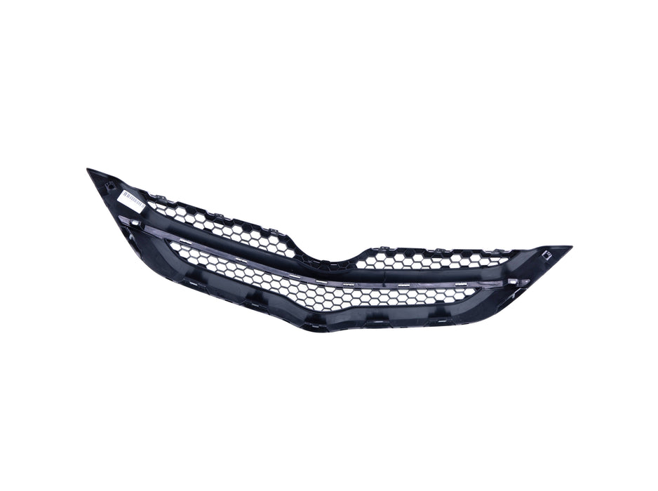 JustDrivably Replacement Parts Front Grille Grill Assembly Black With Honeycomb Insert Compatible With Toyota Yaris 2007 2008 Sedan