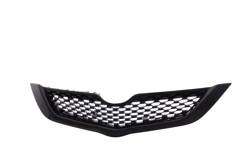 Perfect Fit Group REPT070149 - Yaris Grille, Upper, Textured Black, Sedan