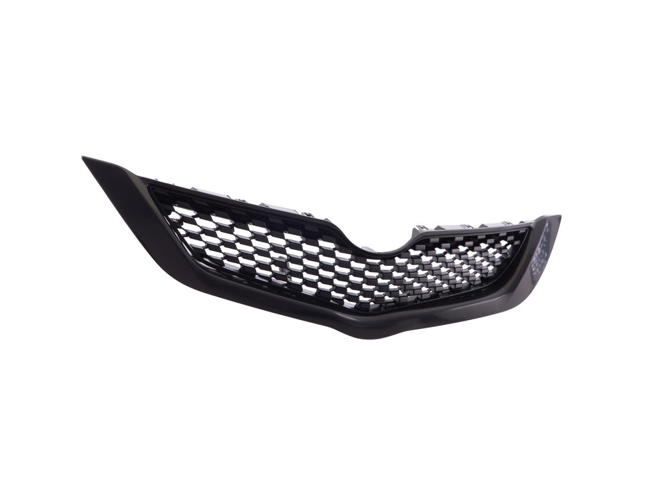 Perfect Fit Group REPT070149 - Yaris Grille, Upper, Textured Black, Sedan