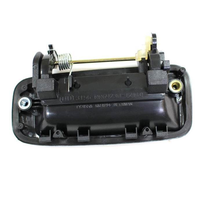New Replacement Parts Rear Right Passenger Side Black Textured Exterior Outer Door Handle Compatible With TOYOTA Corolla Sedan Wagon Fits TO1521104 94848699