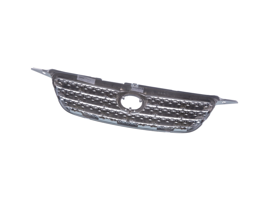 JustDrivably Replacement Parts Front Grille Grill Assembly With Chrome Shell Molding With Gray Insert Compatible With Toyota Corolla 2005 2006 2007 2008
