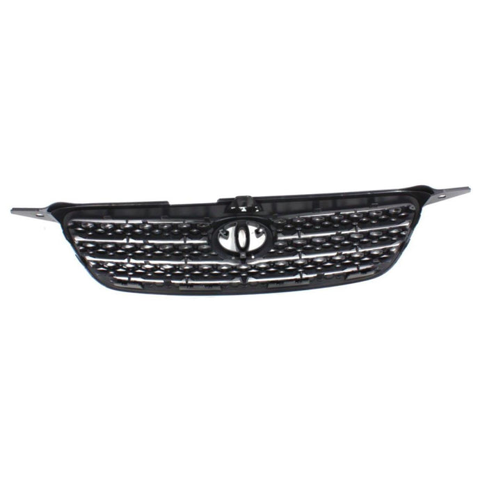 CarPartsDepot 400-44283, Front Grill Grille Mesh Insert Drk Gray Plastic Surround Mldg TO1200280 5310002100B0