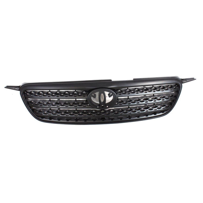CarPartsDepot 400-44283, Front Grill Grille Mesh Insert Drk Gray Plastic Surround Mldg TO1200280 5310002100B0