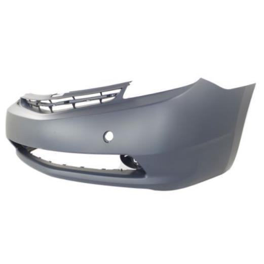 CarPartsDepot, Raw Black Plastic Front Bumper Cover Replacement, 352-441724-10-MB TO1000353 5211947903-PFM