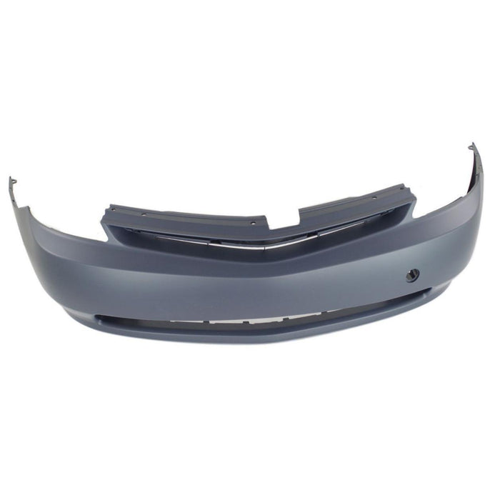 CarPartsDepot, Raw Black Plastic Front Bumper Cover Replacement, 352-441724-10-MB TO1000353 5211947903-PFM