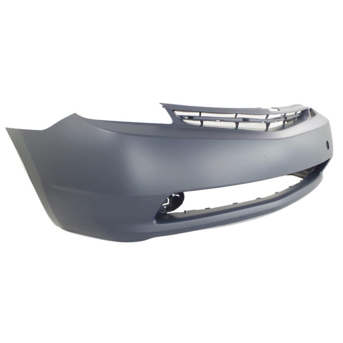 CarPartsDepot, Raw Black Plastic Front Bumper Cover Replacement, 352-441724-10-MB TO1000353 5211947903-PFM