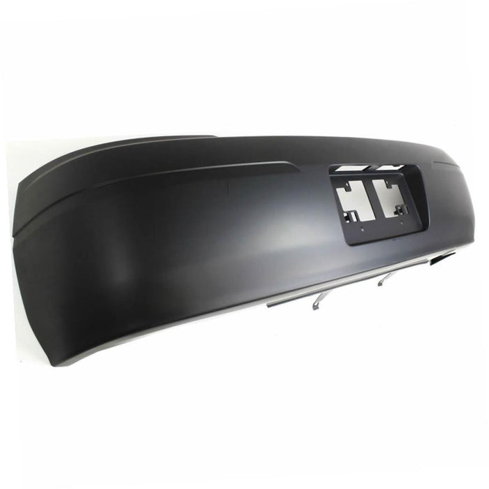 CarPartsDepot 352-441954-20, Rear Bumper Cover Primered Black Plastic Facial Cover